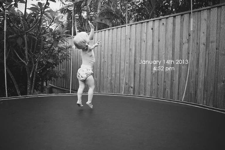 jumping fun on the trampoline