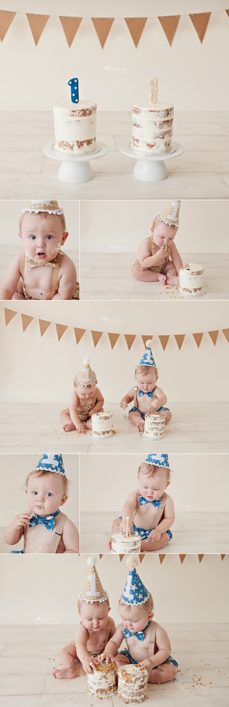 Twin cake smash, brisbane baby photographer